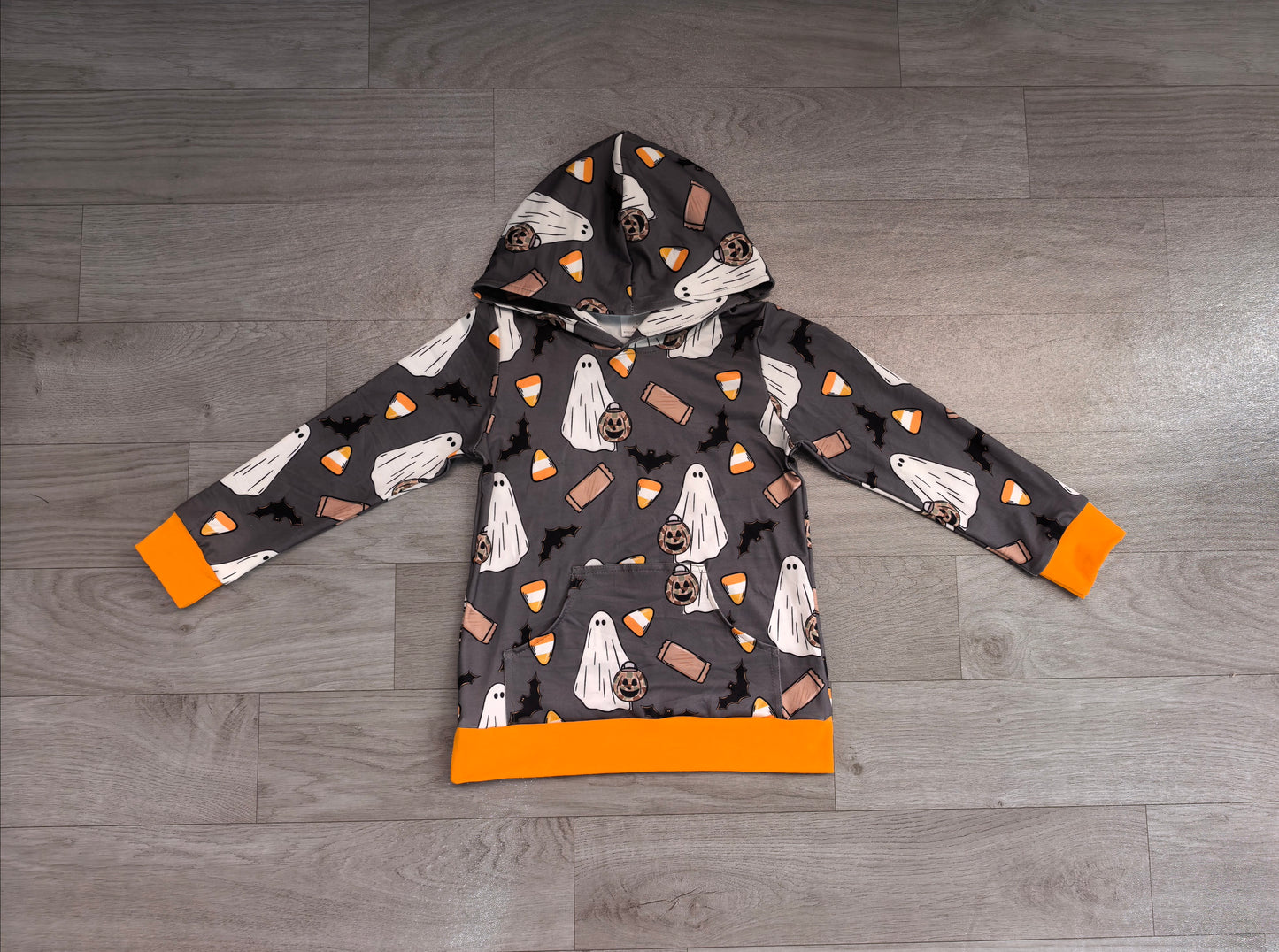 Pre order Halloween candy ghost boy sibling clothing