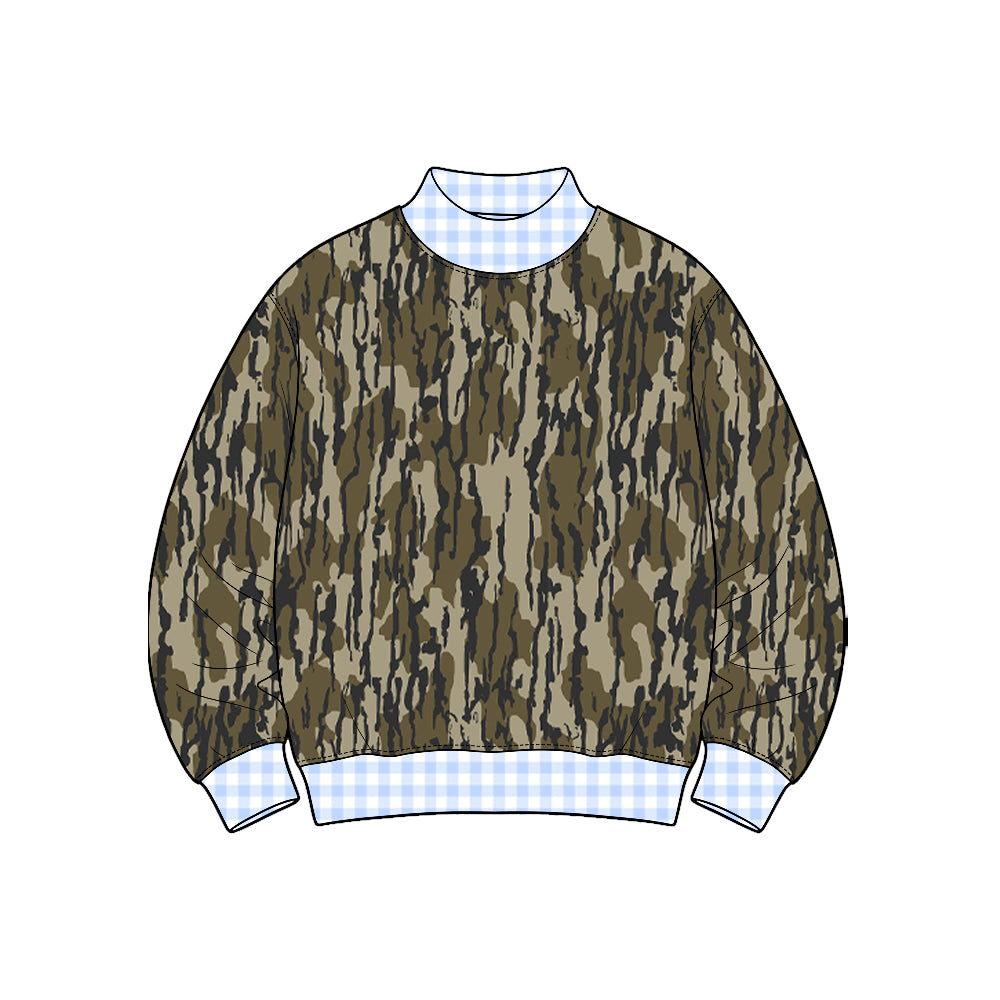 Pre-order camo sweater top boy