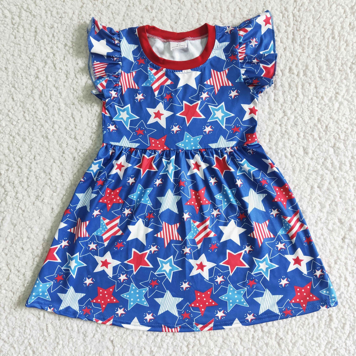 C11-9 patrotic stars dress