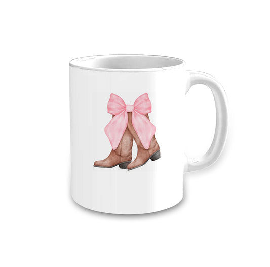 presale CU0004 Beautiful Pink Bows Boot Cups  D 5.30