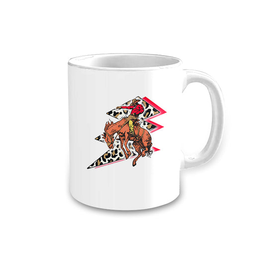 presale CU0005 Beautiful Horse Rodeo Leopard Lightning Cups  D 5.30