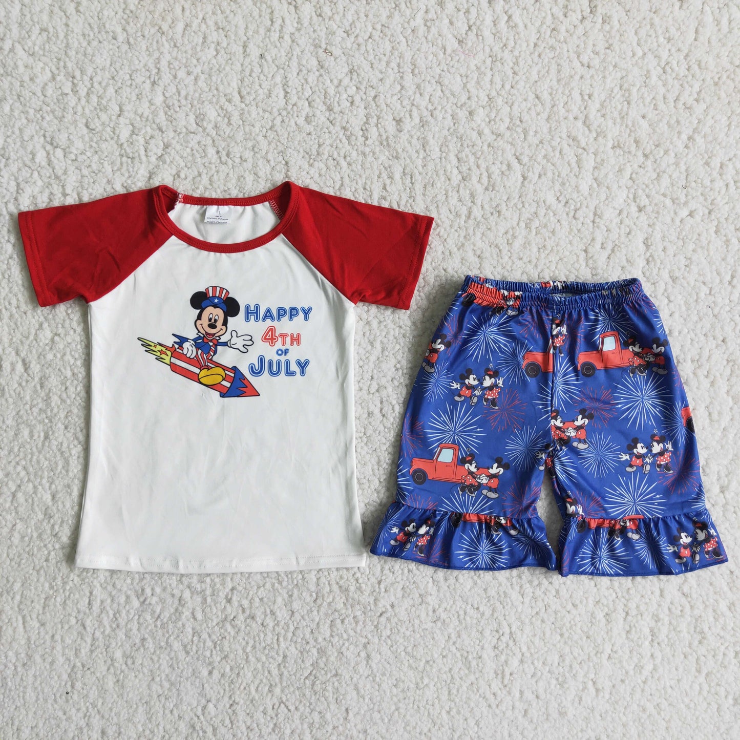 D10-28 4th of July Day Fireworks Mouse Set