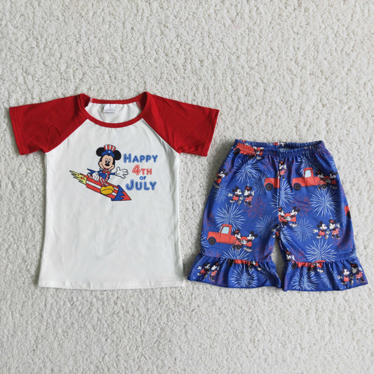 D10-28 4th of July Day Fireworks Mouse Set