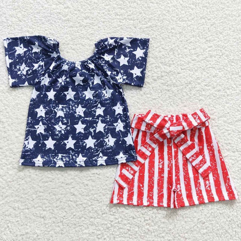 D13-29 Blue Stars Red Stripes Suit