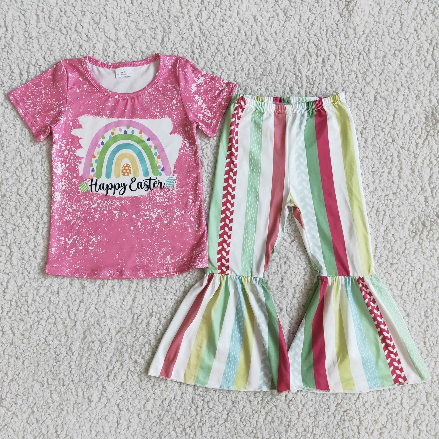 happy easter rainbow outfit