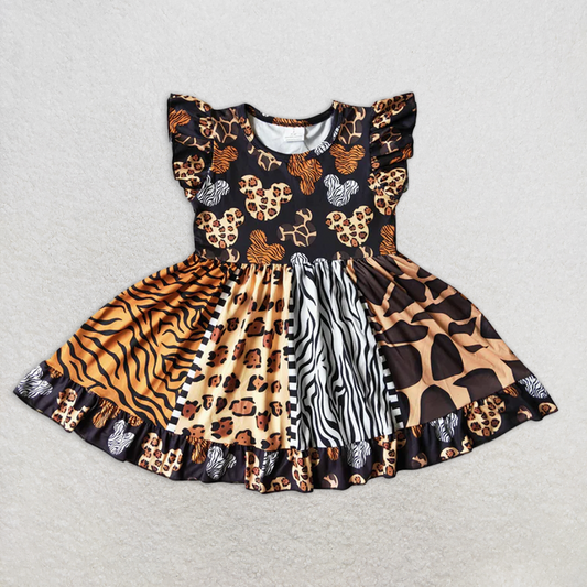 D8-30 Children popular cartoon twirl dresses D 4.10