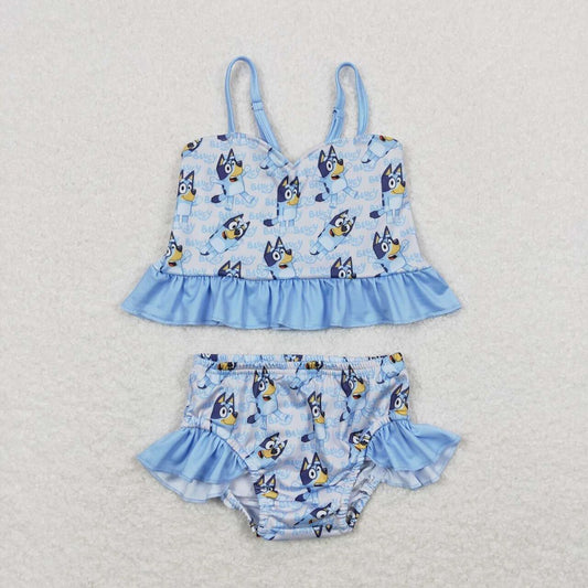 E10-19 Baby Girls two piece swimsuit
