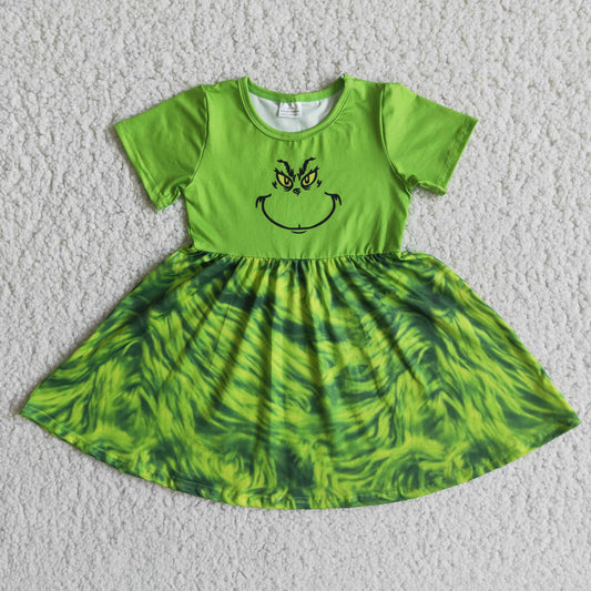 E3-3 Green short sleeve skirt