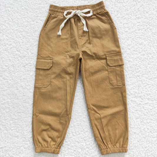 P0134 Khaki Pocket Cargo Pants