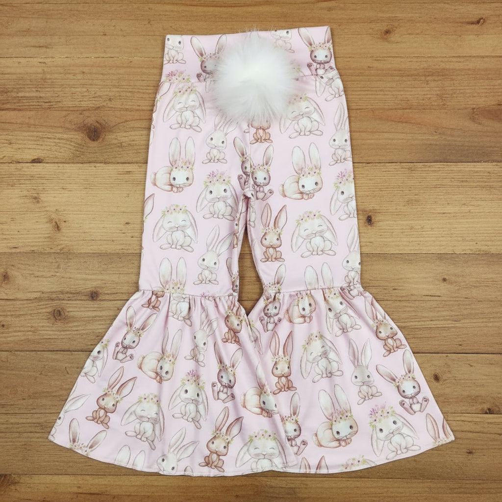 girls easter rabbit pants