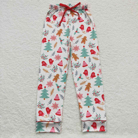 P0236 Adult Christmas Tree Gingerbread Man Pants