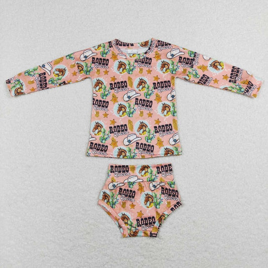 GBO0212 Cactus Star Long Sleeve Briefs Set