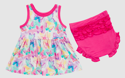 presale GBO0477 Butterfly Colored Sleeveless Rose Red Lace Briefs Set D 4.16