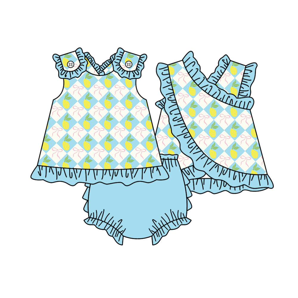 Pre order ruffle bummie set baby clothing