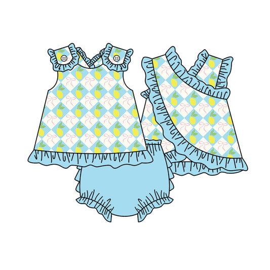 Pre order ruffle bummie set baby clothing