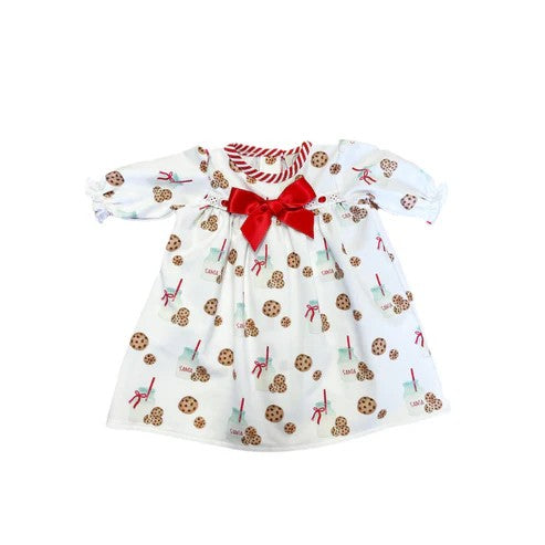 presale GLD0581 Milk Biscuits White Long Sleeve Dress