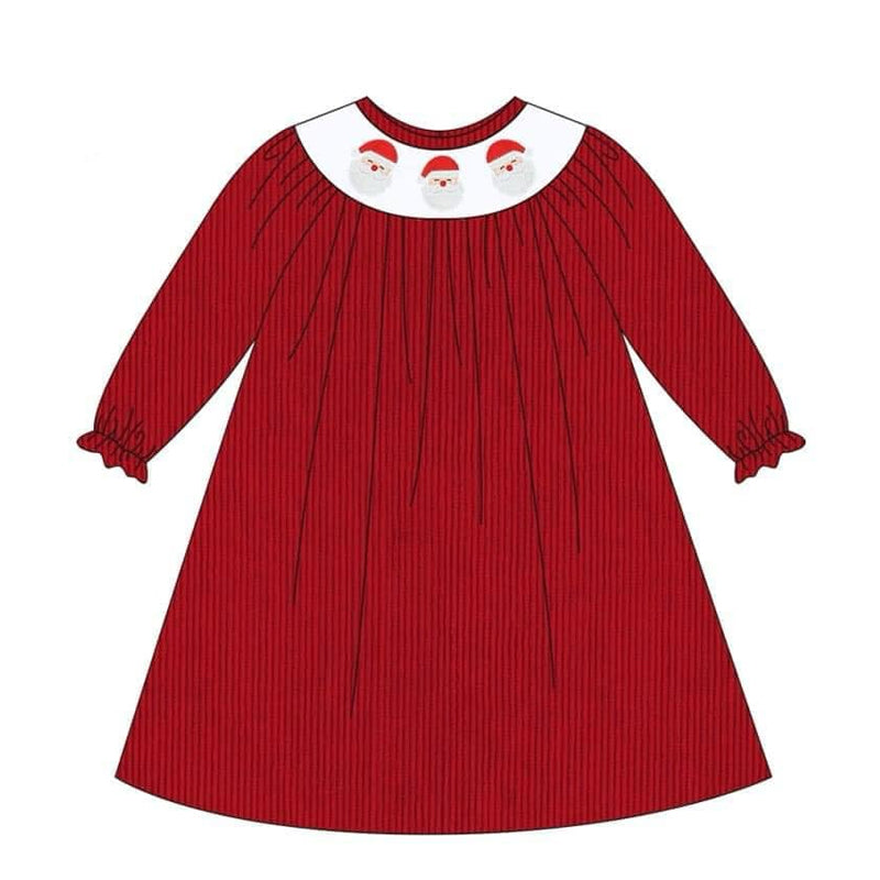 presale GLD0750  Santa Claus Red Long Sleeve Dress 2024 7.22