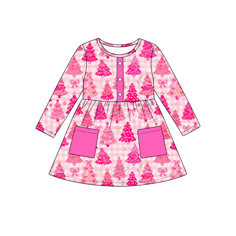 Pre order pink christmas tree sibling clothing