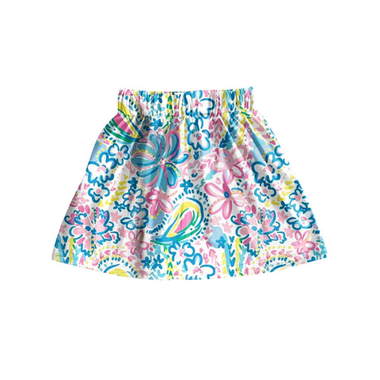 presale GLK0025 Floral white skirt