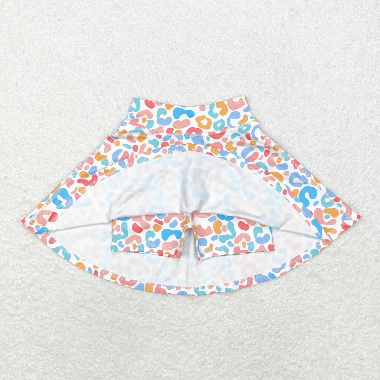 GLK0026 Colorful leopard print yoga skirt