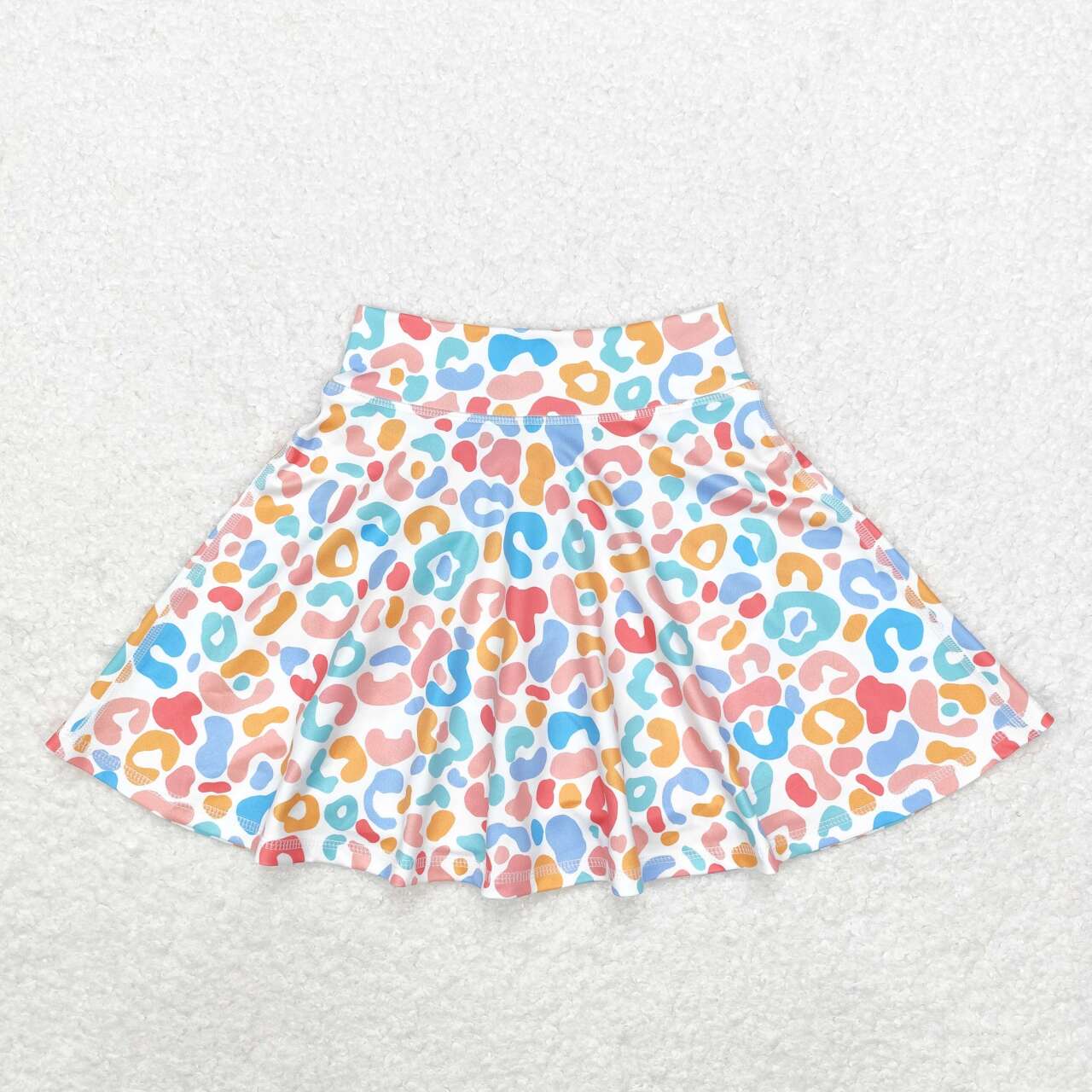 GLK0026 Colorful leopard print yoga skirt