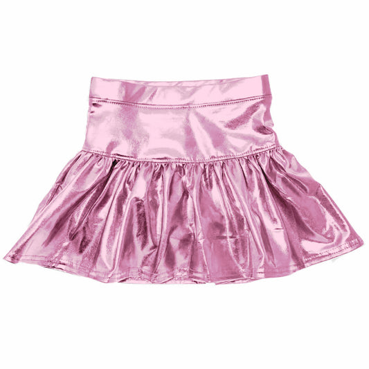 presale GLK0040  Shiny pink leather skirt  2024 11.30