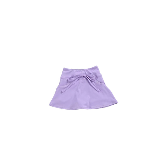 presale GLK0046   Baby Girls Lavender Yoga Skorts Bottom  2024 12.7