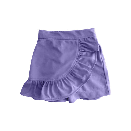 presale GLK0064 Baby Girls Lavender Ruffles Skort Skirts D 2.12