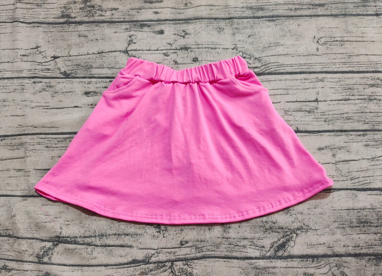 GLK0066 Baby Girls Dark Pink Pocket Yoga Active Wear Skirt D 3.21