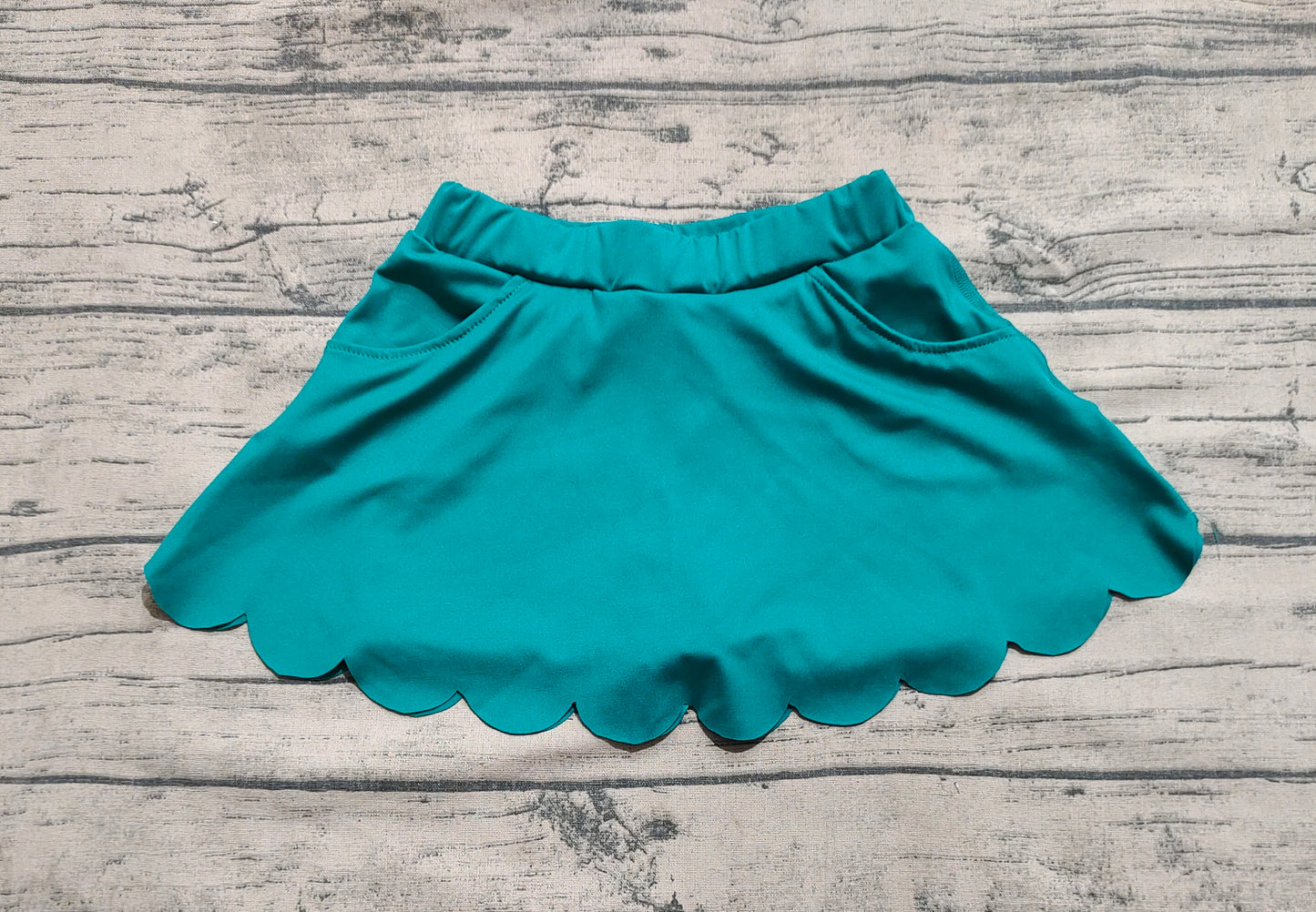 GLK0077 Baby Girls Dark Green Yoga Skorts Bottoms  D 4.9