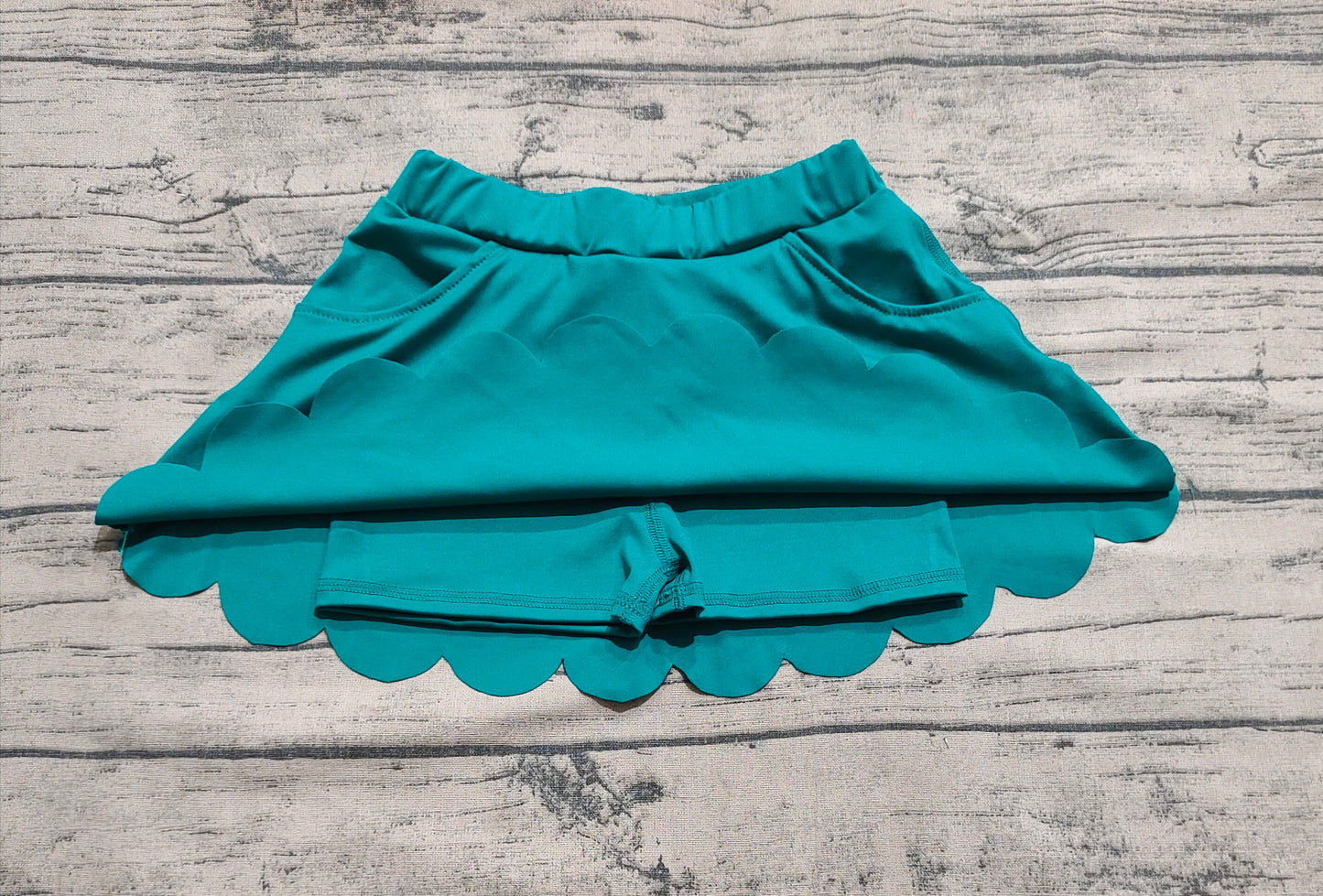 GLK0077 Baby Girls Dark Green Yoga Skorts Bottoms  D 4.9