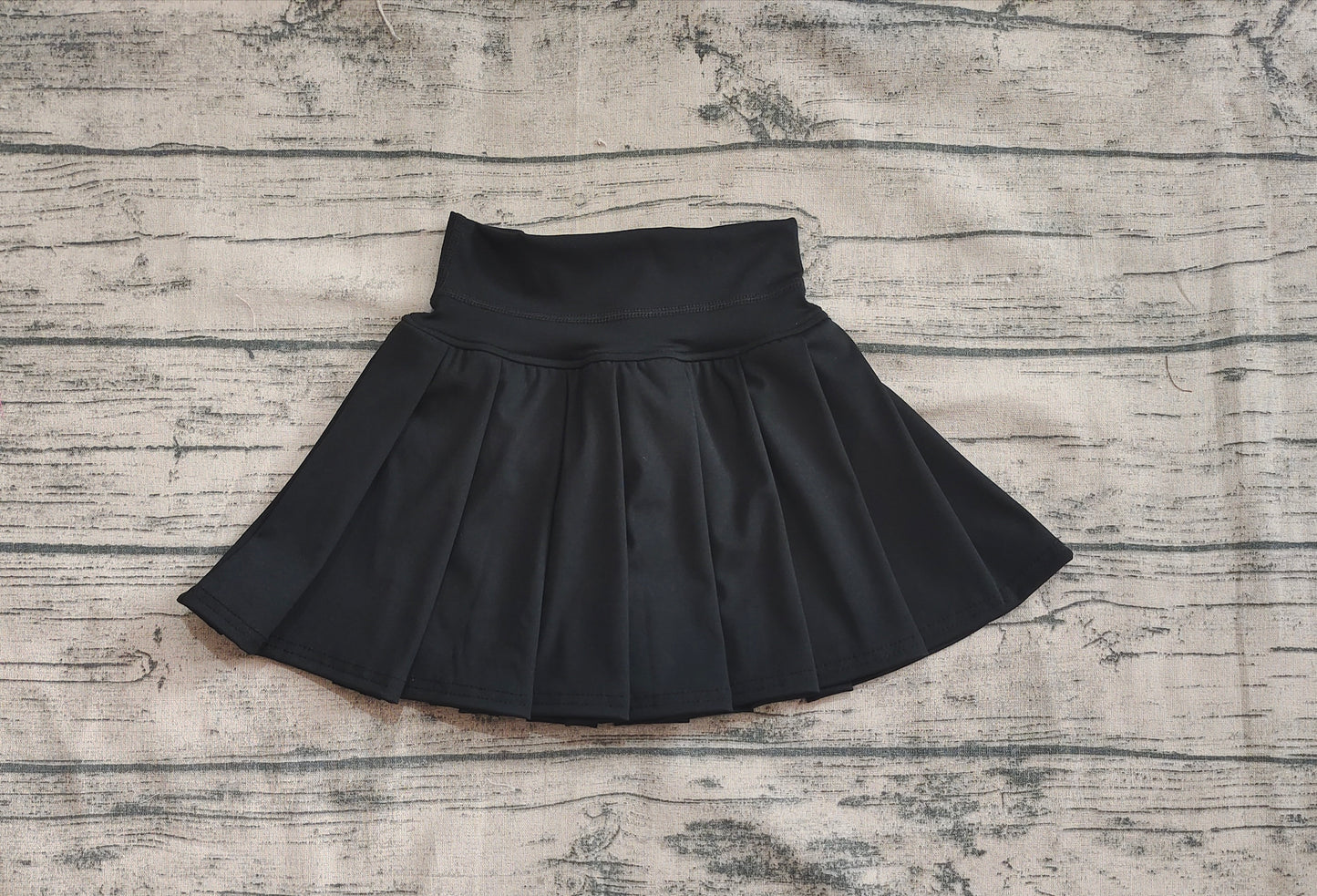 GLK0087  Baby Girls Black Yoga Active Wear Skirt D 6.5