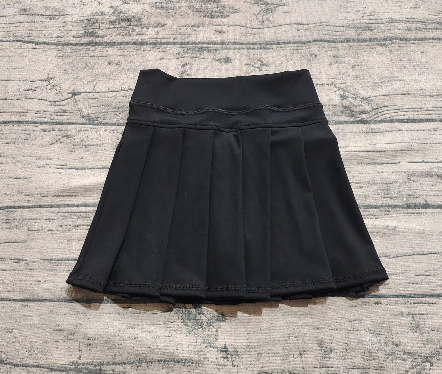 GLK0087  Baby Girls Black Yoga Active Wear Skirt D 6.5