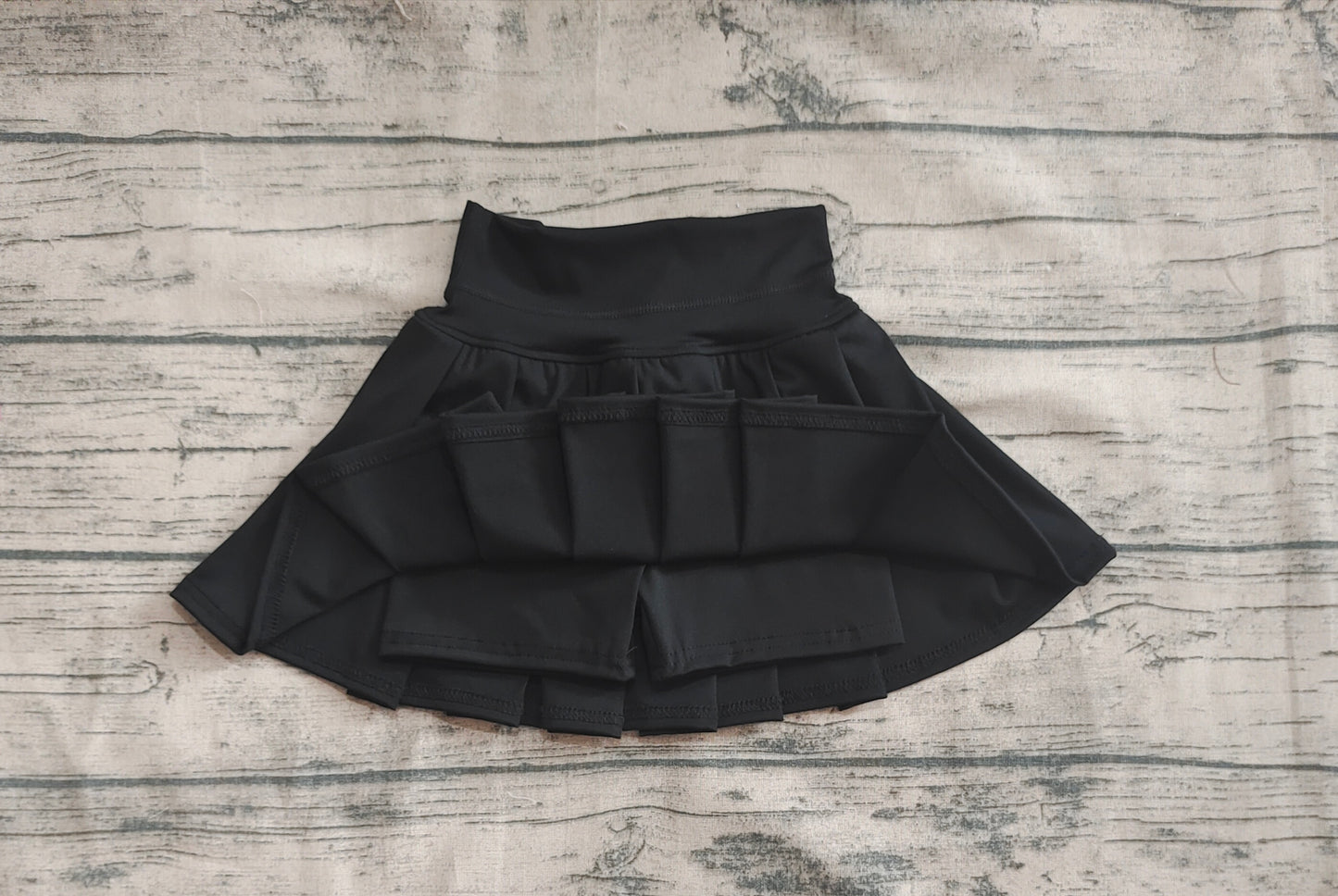 GLK0087  Baby Girls Black Yoga Active Wear Skirt D 6.5