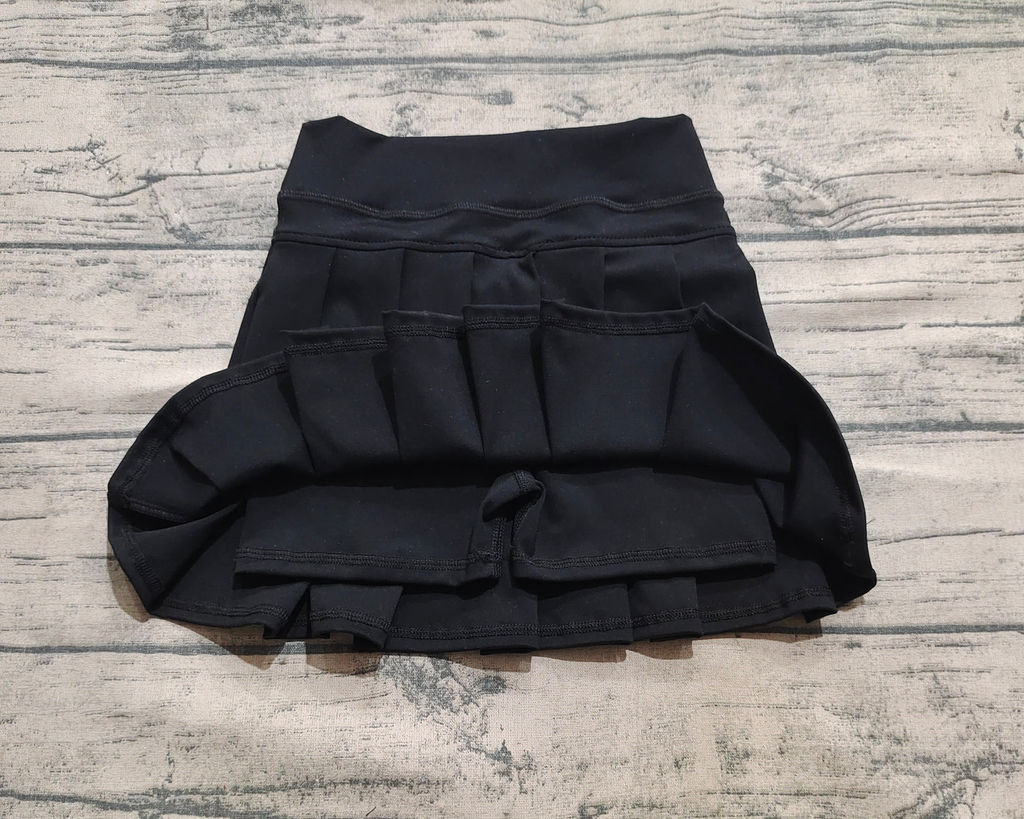 GLK0087  Baby Girls Black Yoga Active Wear Skirt D 6.5