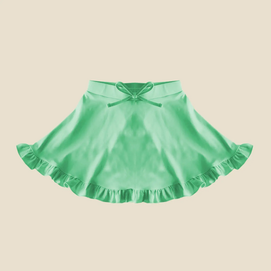 presale GLK0091  Baby Girls Aqua Yoga Ruffle Active Skirt D 4.3