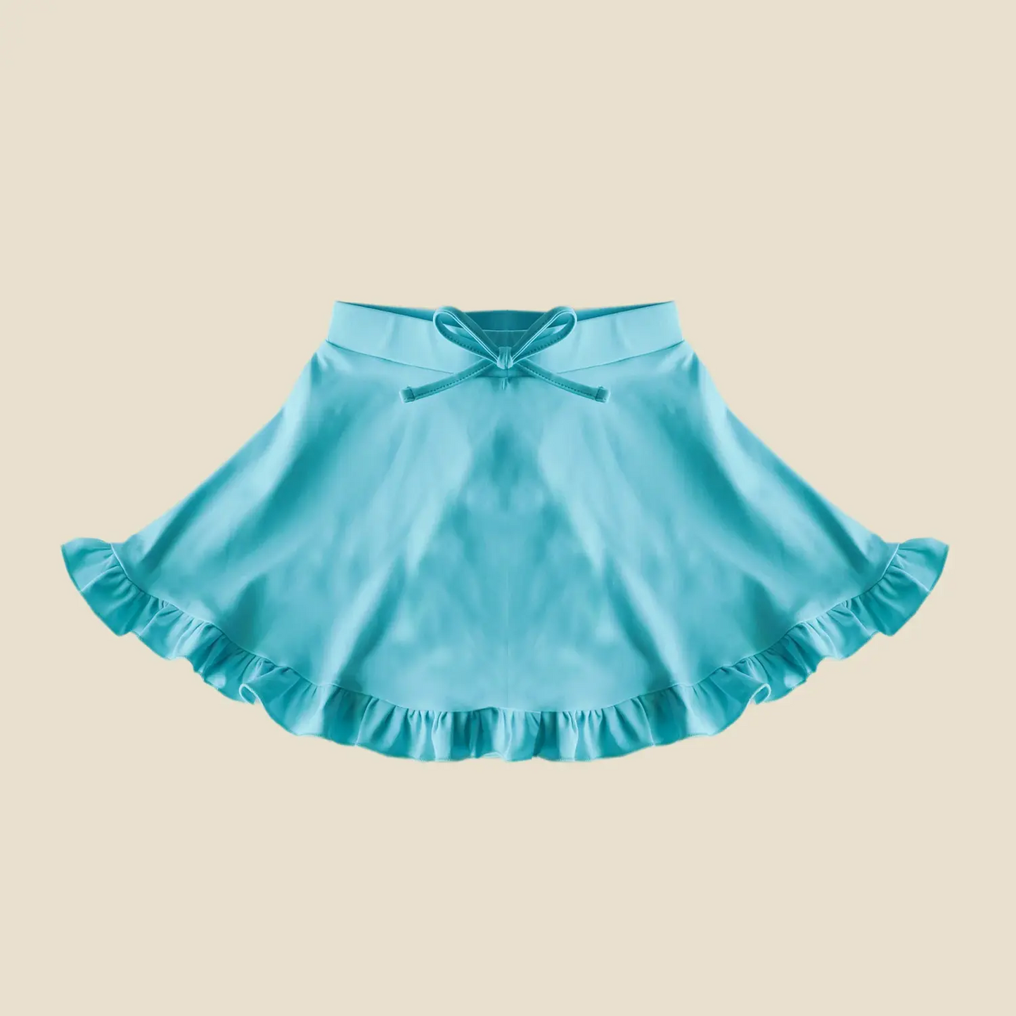 presale GLK0092 Baby Girls Blue Yoga Ruffle Active Skirt D 4.3
