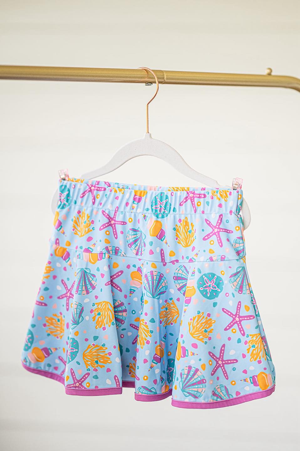 presale GLK0096 Baby Girls Blue Sea World Shorts Skirts  D 5.26