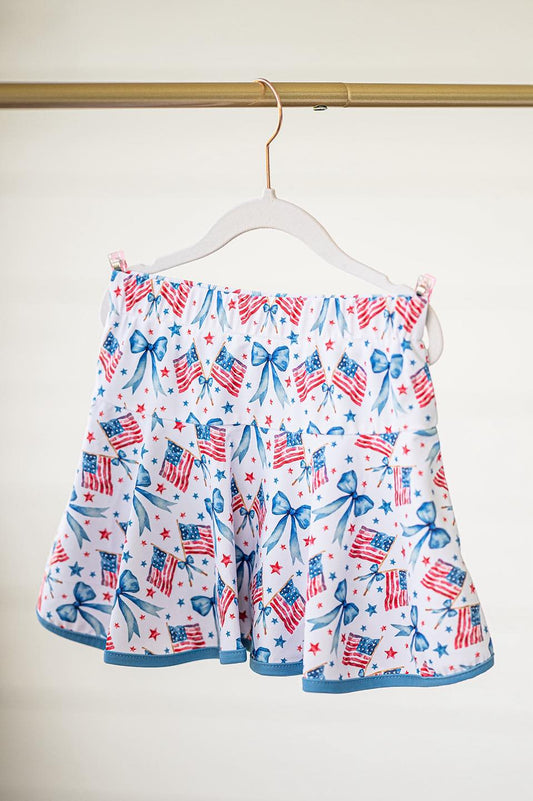 presale GLK0098 Baby Girls Blue Sea World Shorts Skirts D 5.26