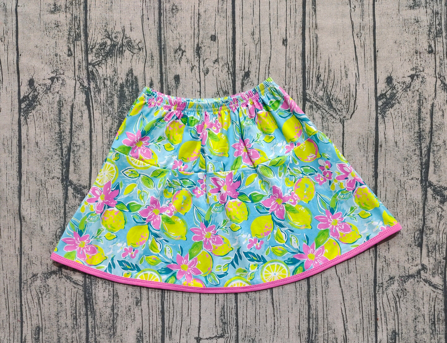 GLK0100 Baby Girls Blue Sea World Shorts Skirts  D 6.30