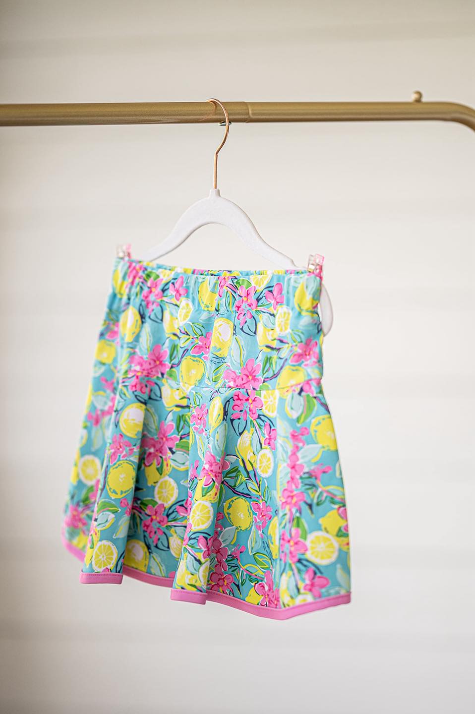 GLK0100 Baby Girls Blue Sea World Shorts Skirts  D 6.30