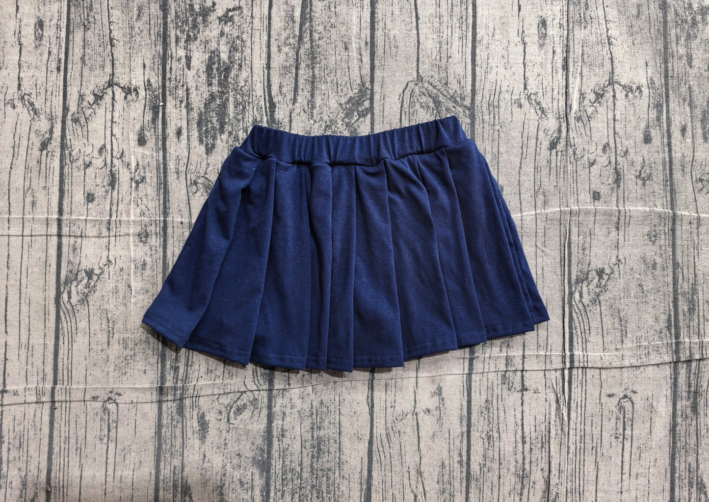 Pre order kids cheerleader pleated skirt royal blue