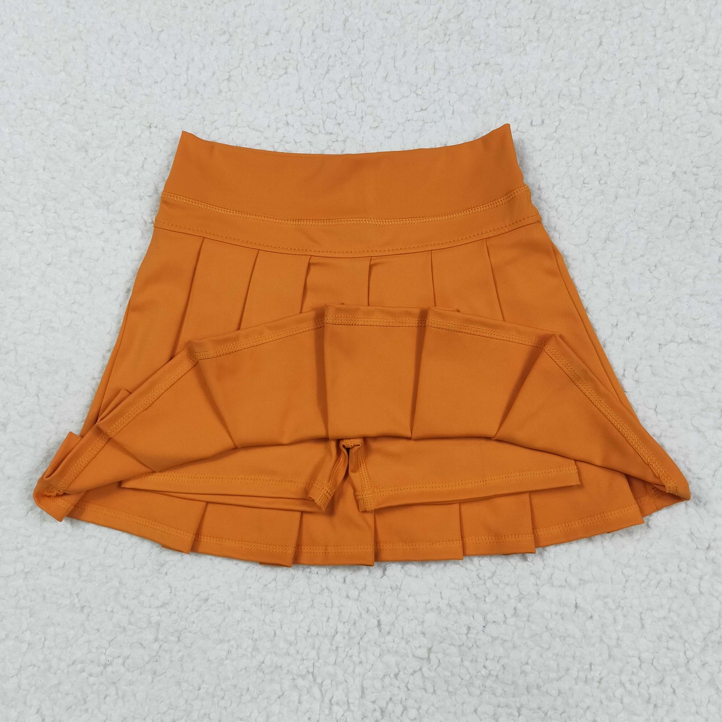 GLK0109 Baby Girls Short Sleeves Orange Yoga Skorts Bottom D 7.21