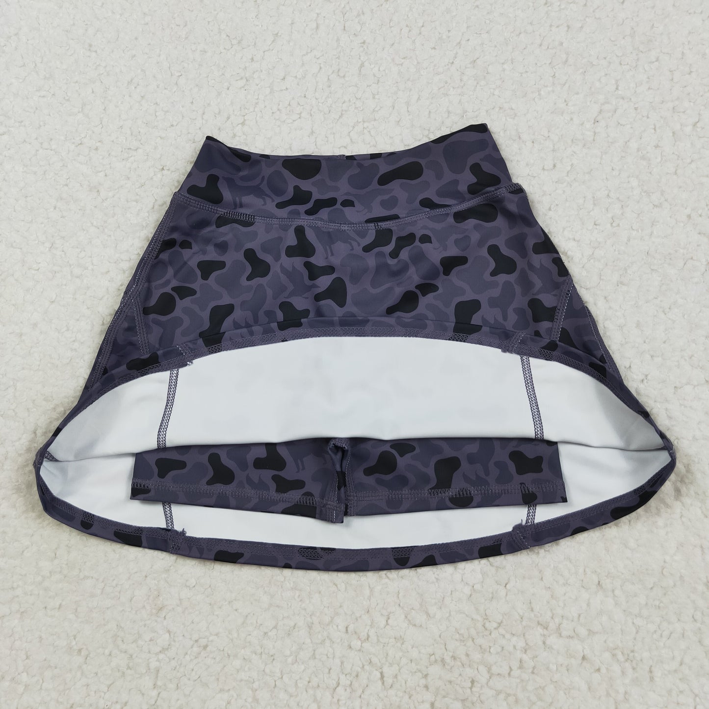 GLK0130 Baby Girls Western Dark Gray Ducks Camo Yoga Skorts Bottom   D 7.15