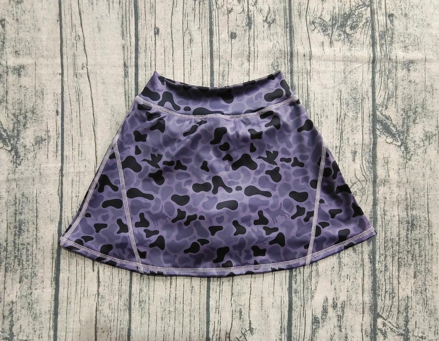 GLK0130 Baby Girls Western Dark Gray Ducks Camo Yoga Skorts Bottom   D 7.15