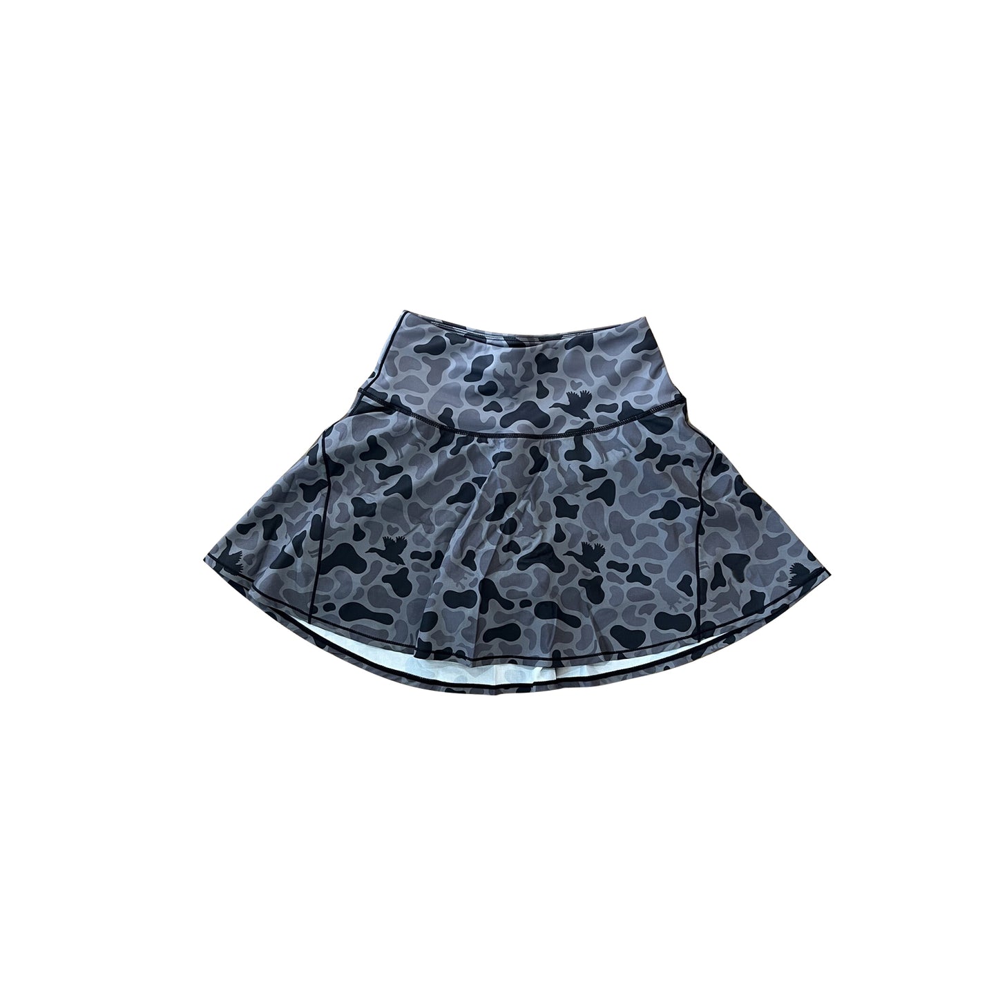GLK0130 Baby Girls Western Dark Gray Ducks Camo Yoga Skorts Bottom   D 7.15