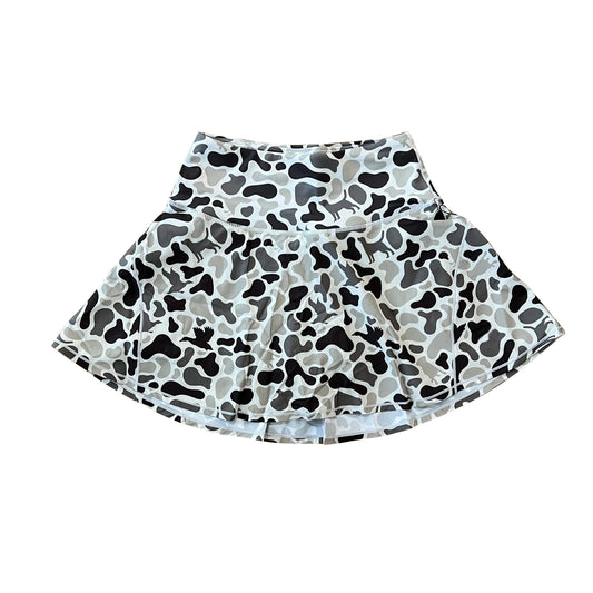 presale GLK0131 Adult Women Western Gray Ducks Camo Yoga Skorts D 7.15