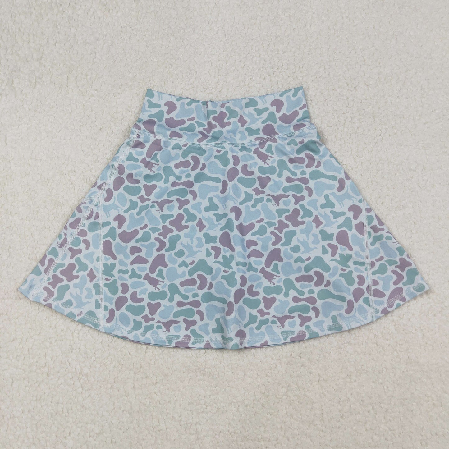 GLK0132  Adult Women Western Green Camo Yoga Skorts  D 926