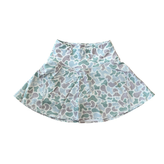 presale GLK0132  Adult Women Western Green Camo Yoga Skorts  D 7.15