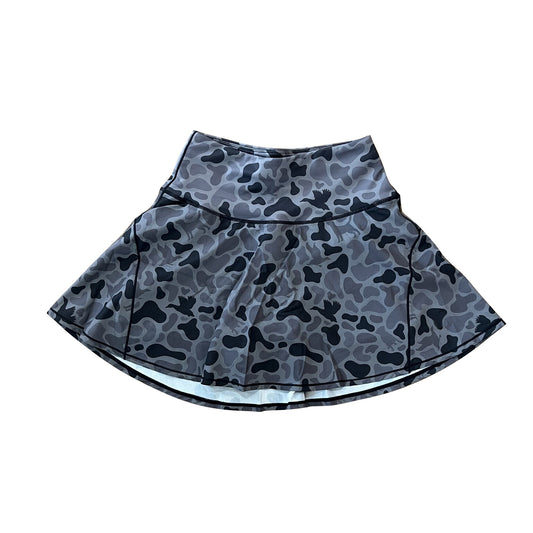 presale GLK0134 Adult Women Western Dark Gray Camo Yoga Skorts D 7.15